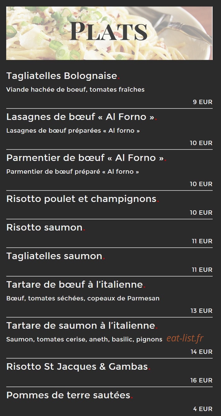 Pizzaroc — carte page 2