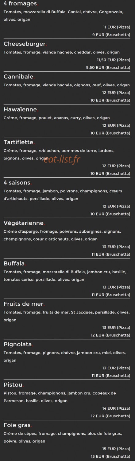 Pizzaroc — carte page 4