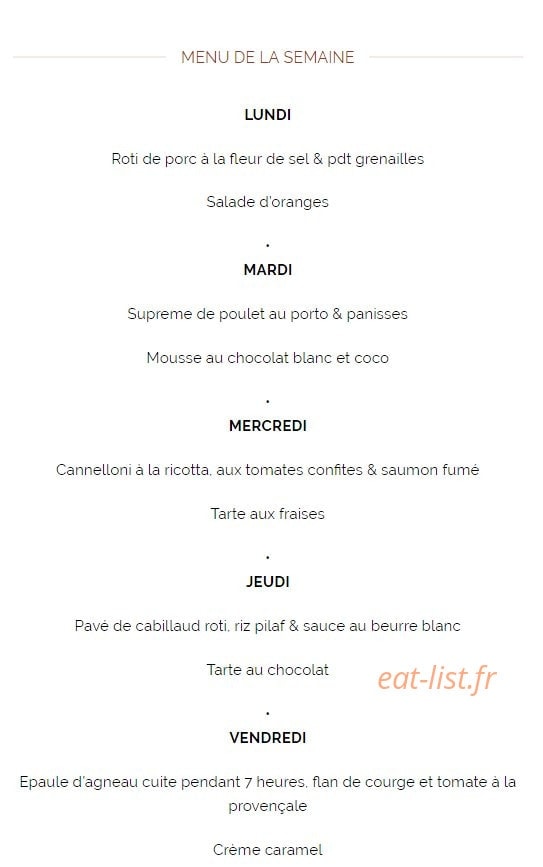 Auberge de la Source — carte page 7