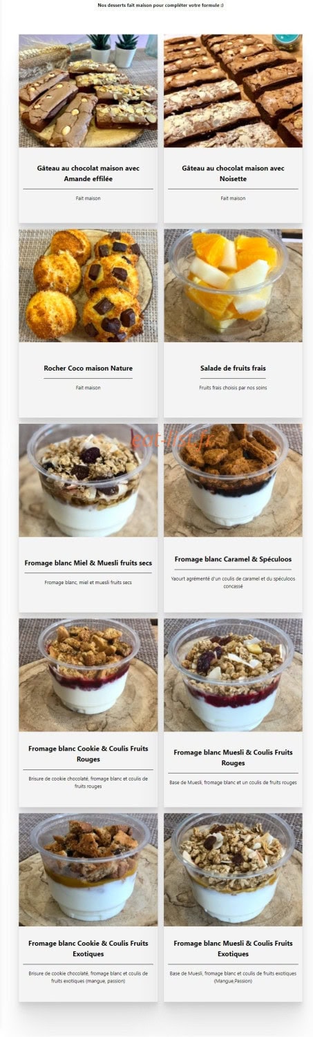Böl Salad Bar — carte page 4