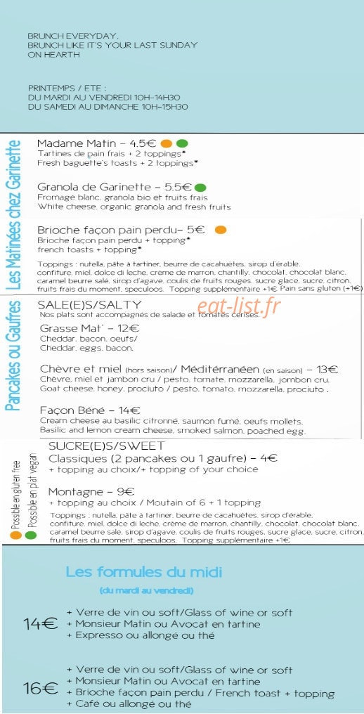 Garinette — carte page 1