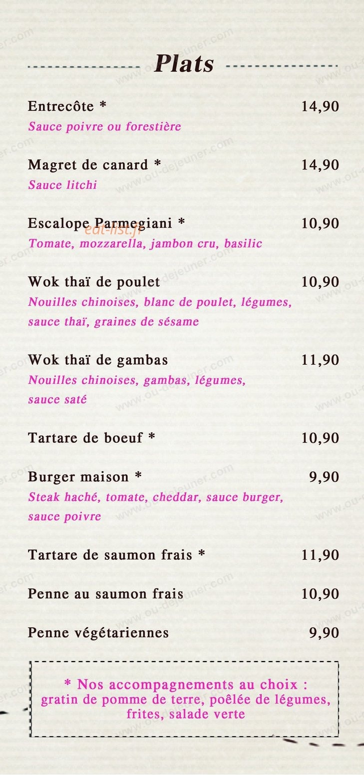 La Dolce Vita — carte page 2