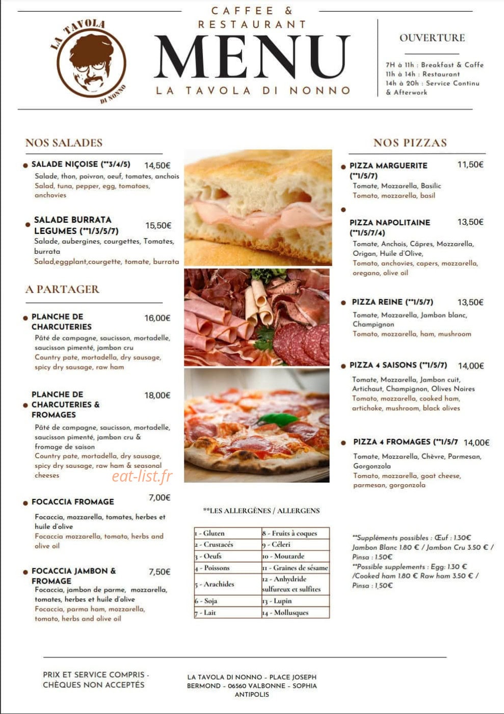 La Tavola di nonno — carte page 5