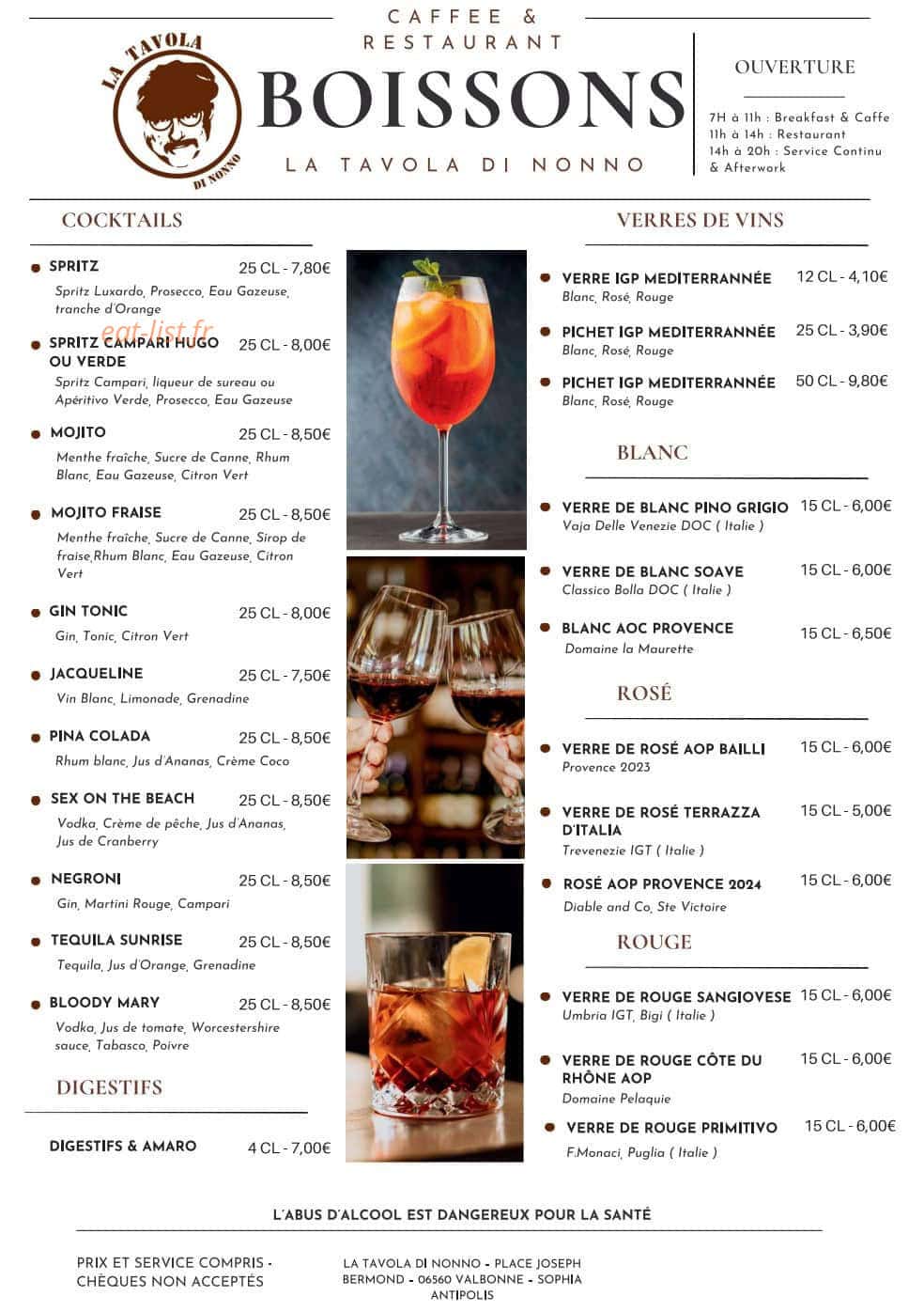 La Tavola di nonno — carte page 7