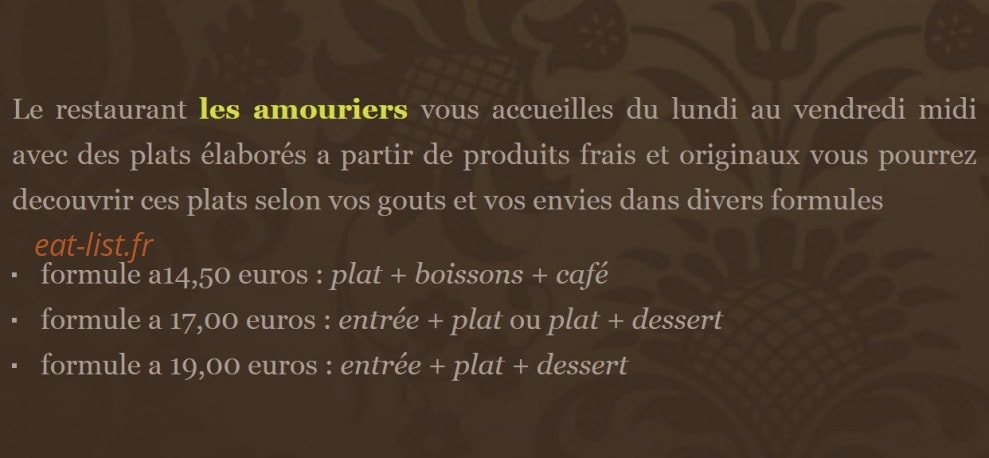 Les Amouriers — carte page 2