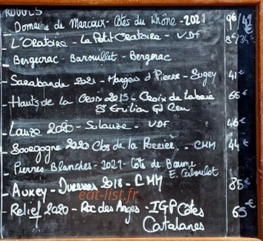Meat & wine — carte page 4