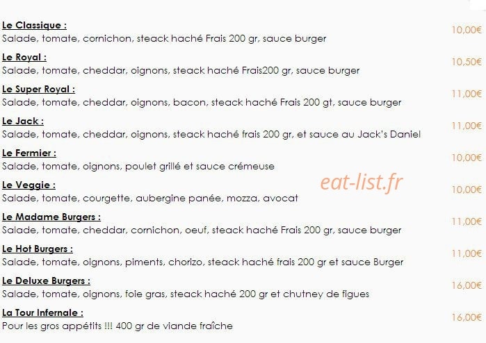 Restaurant Chez Max — carte page 5