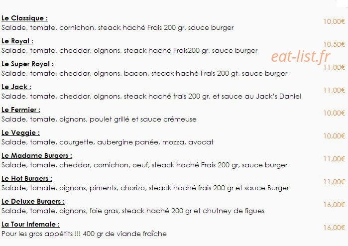 Restaurant Chez Max — carte page 4