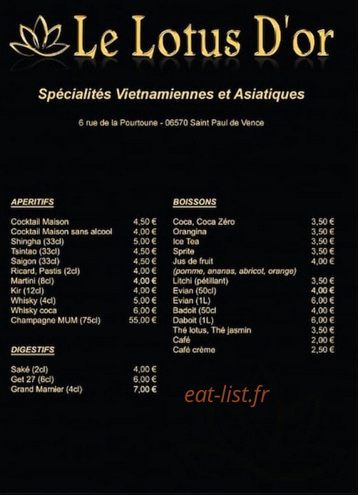 Le Lotus d'Or — carte page 4