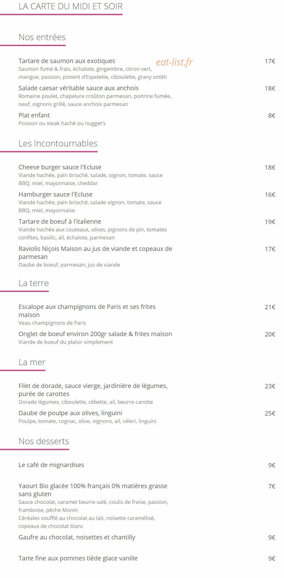 L'Ecluse — carte page 1