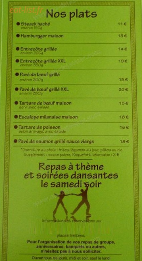 Les Mimosas — carte page 3