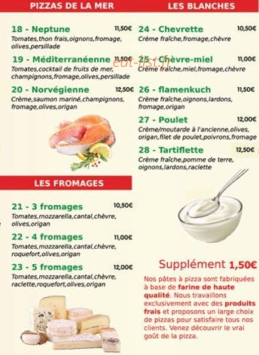Pizz'alex — carte page 2