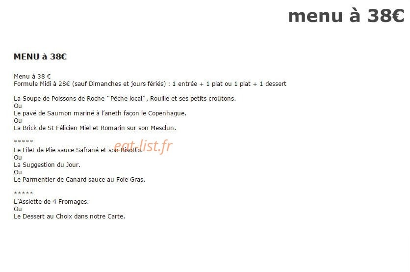 Chez Philippe — carte page 3