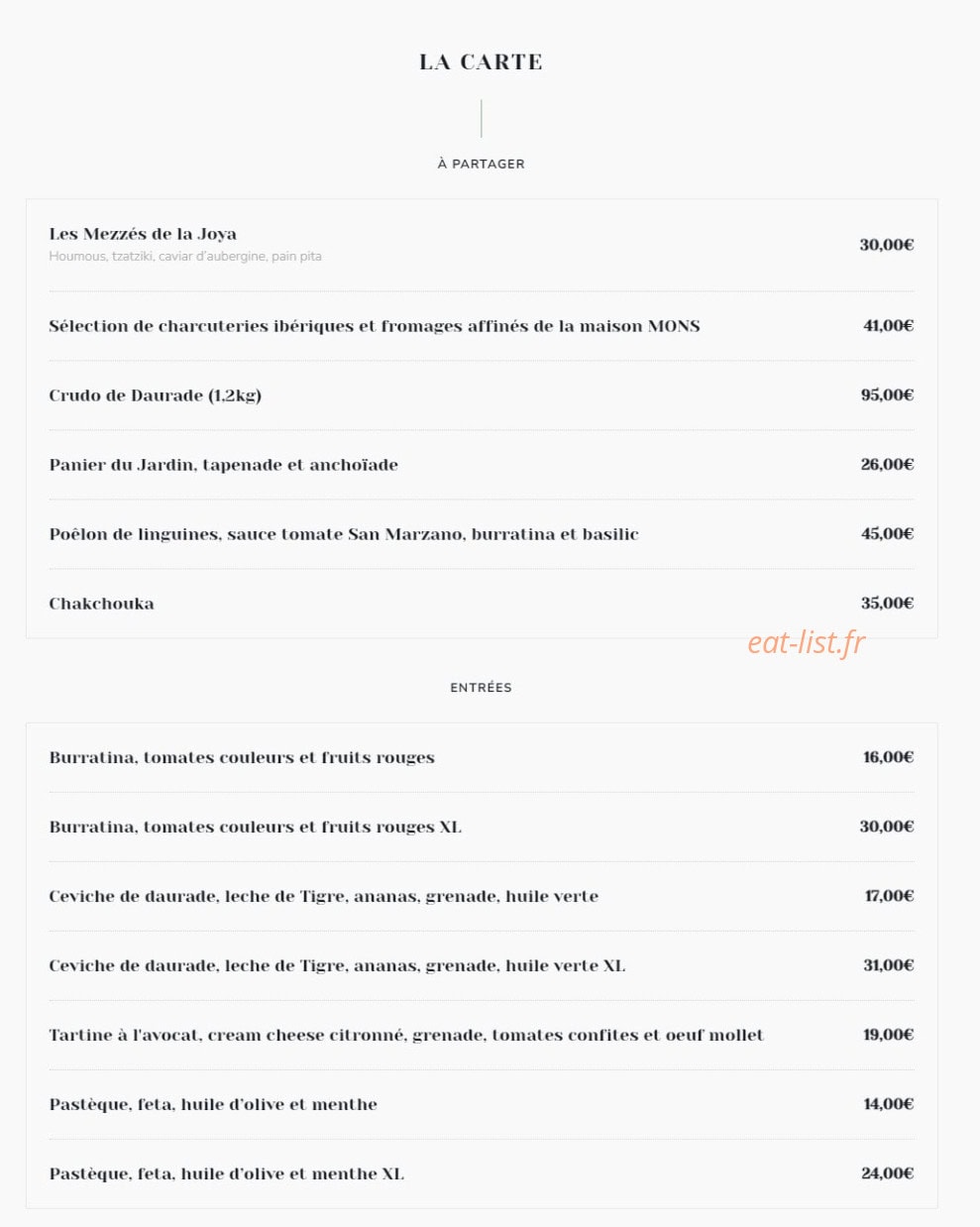 La Joya Beach — carte page 2