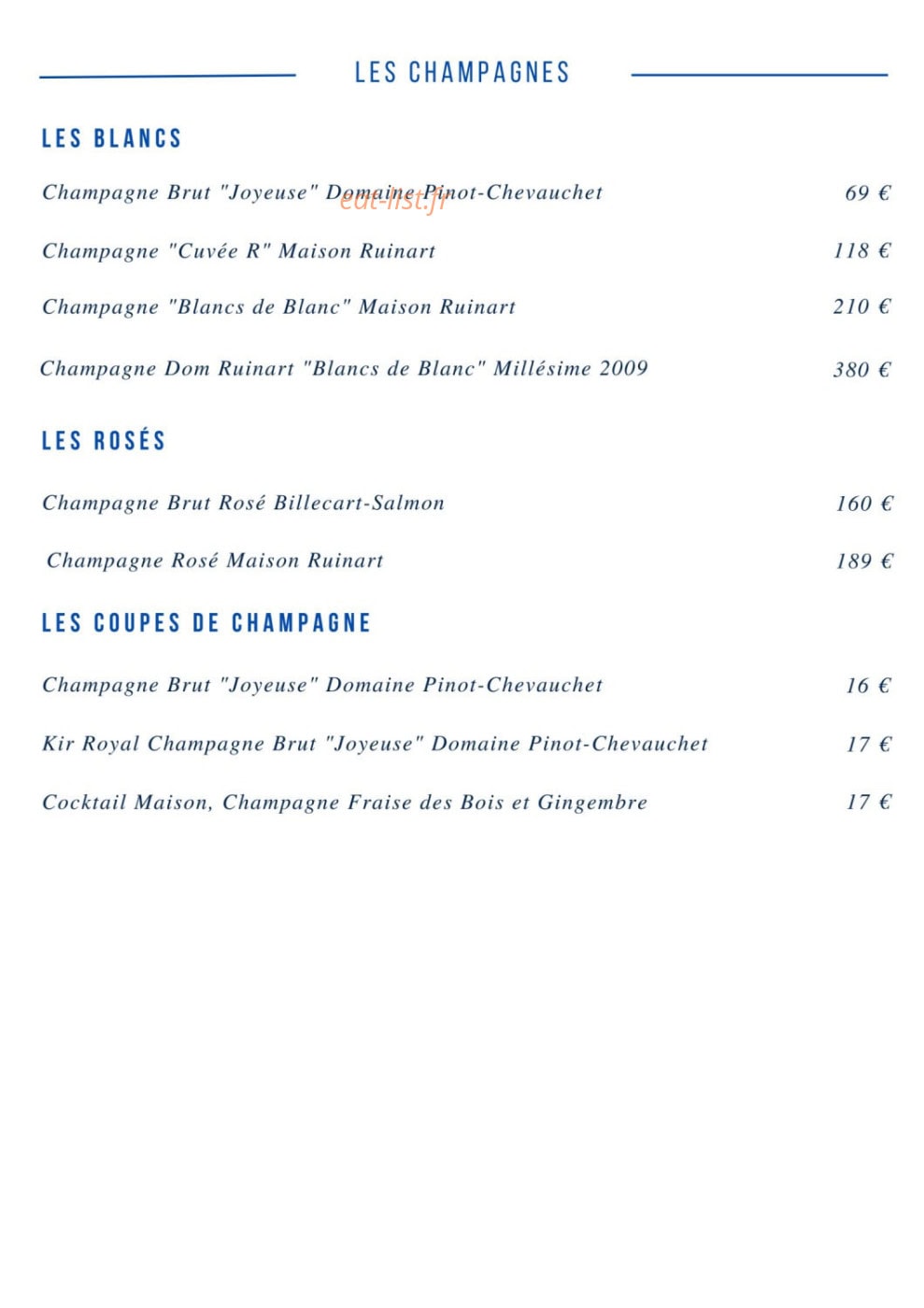 La Maréa — carte page 5