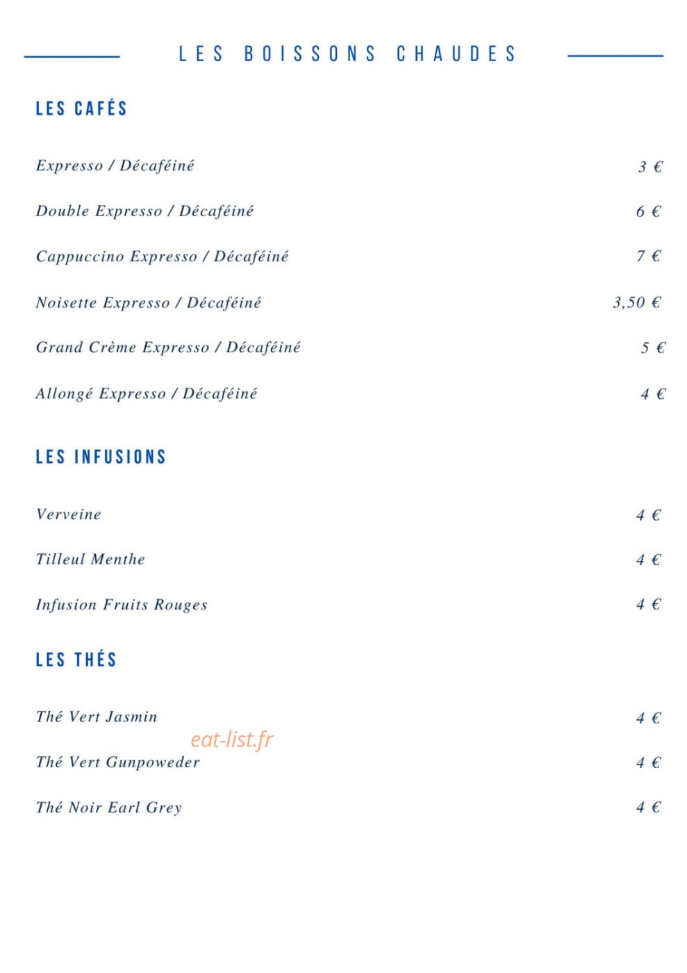 La Maréa — carte page 18