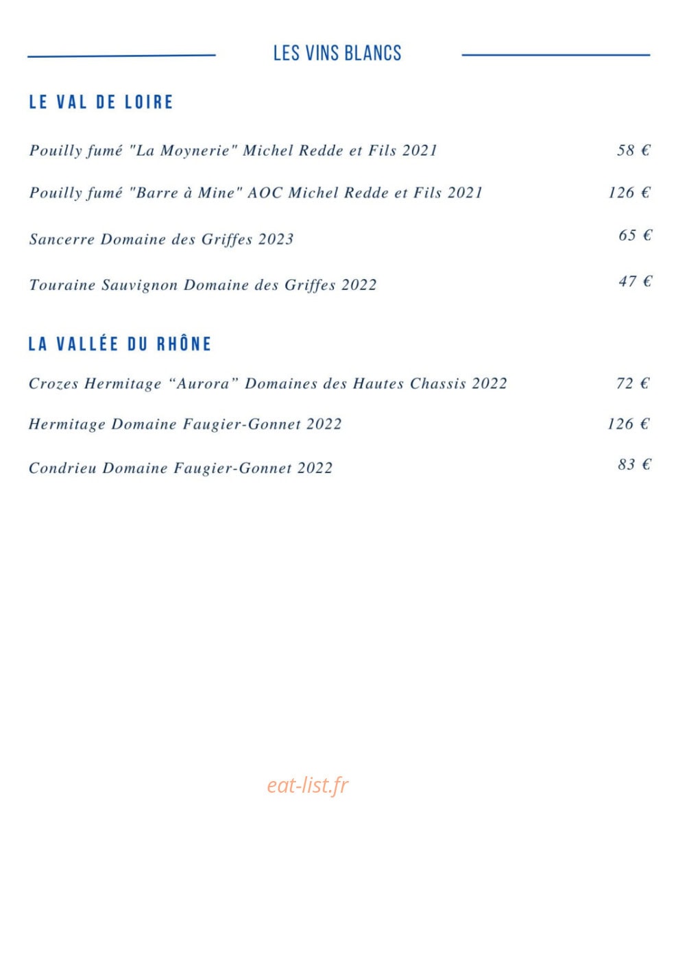 La Maréa — carte page 10