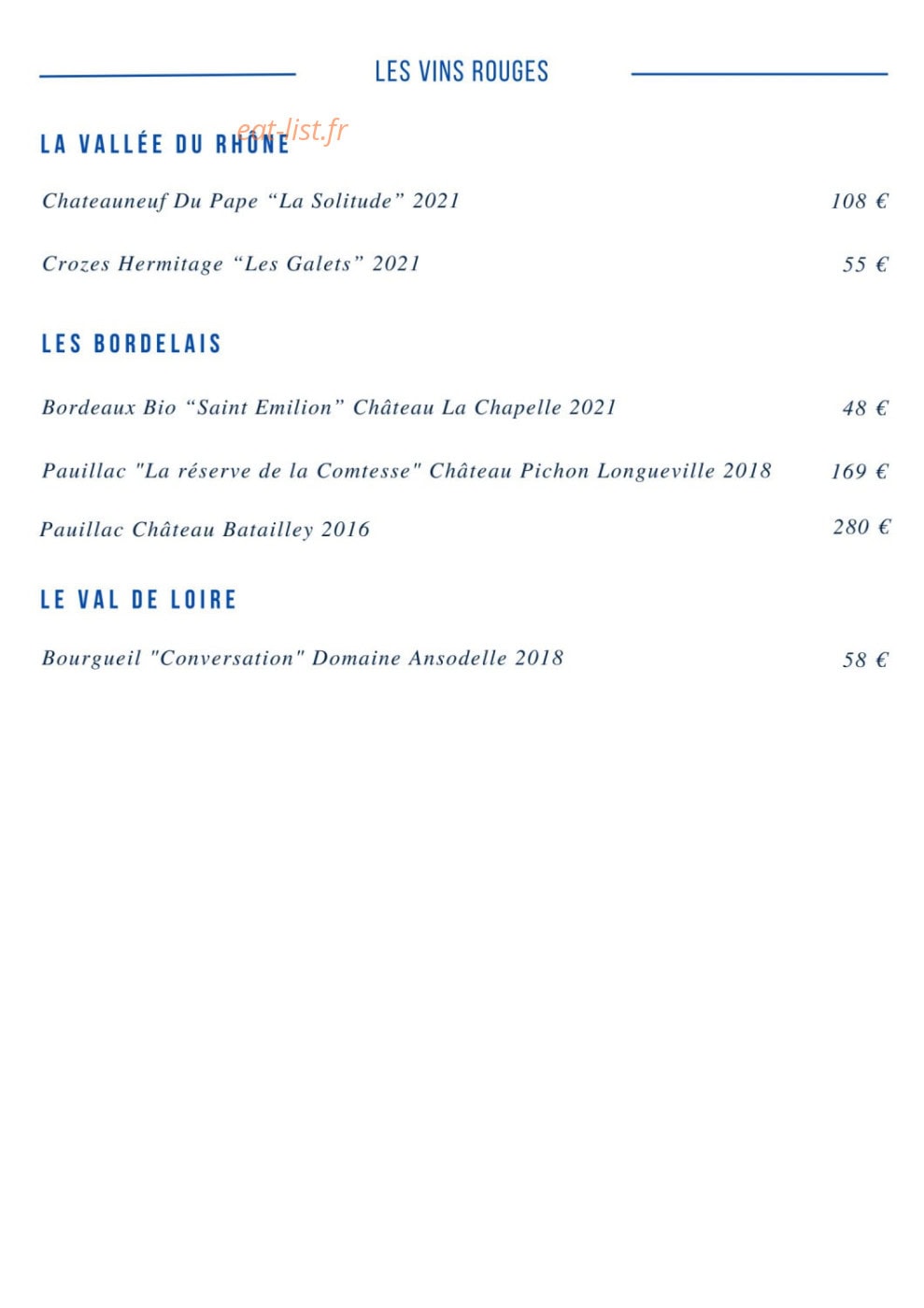 La Maréa — carte page 13