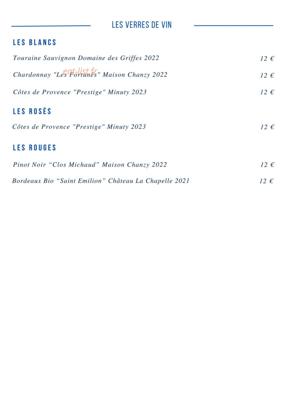 La Maréa — carte page 7