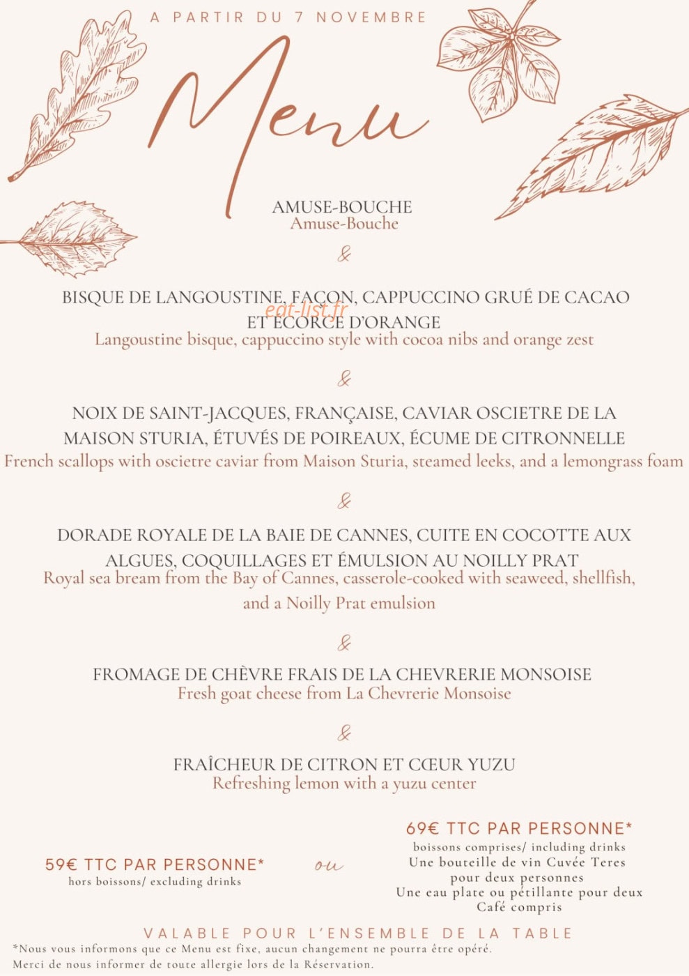 La Maréa — carte page 4