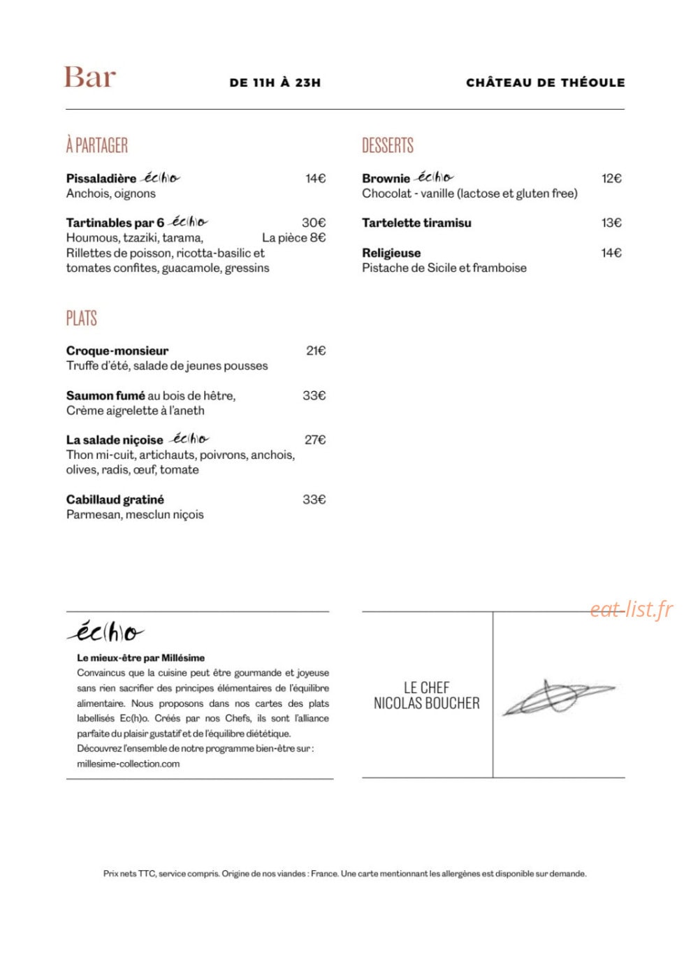 La Plage Blanche — carte page 6