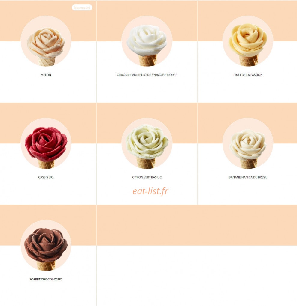 Amorino — carte page 2