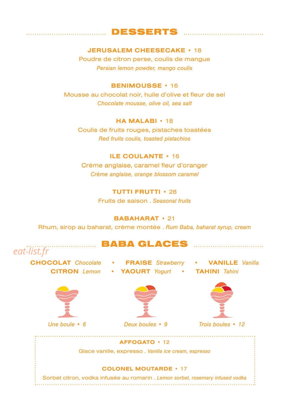Baba — carte page 3