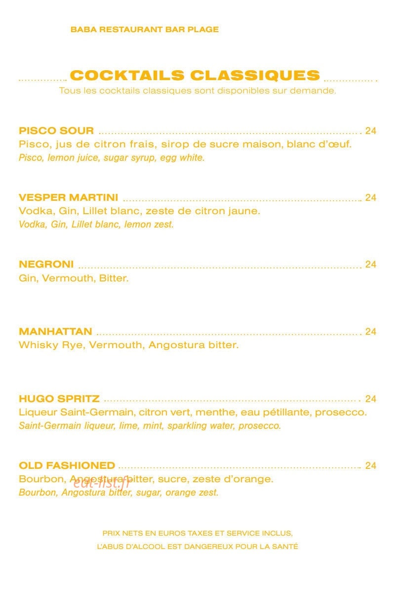 Baba — carte page 21