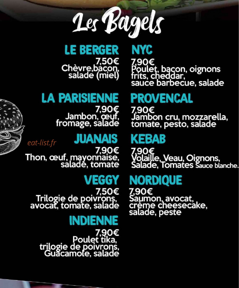 Bubble Café — carte page 3