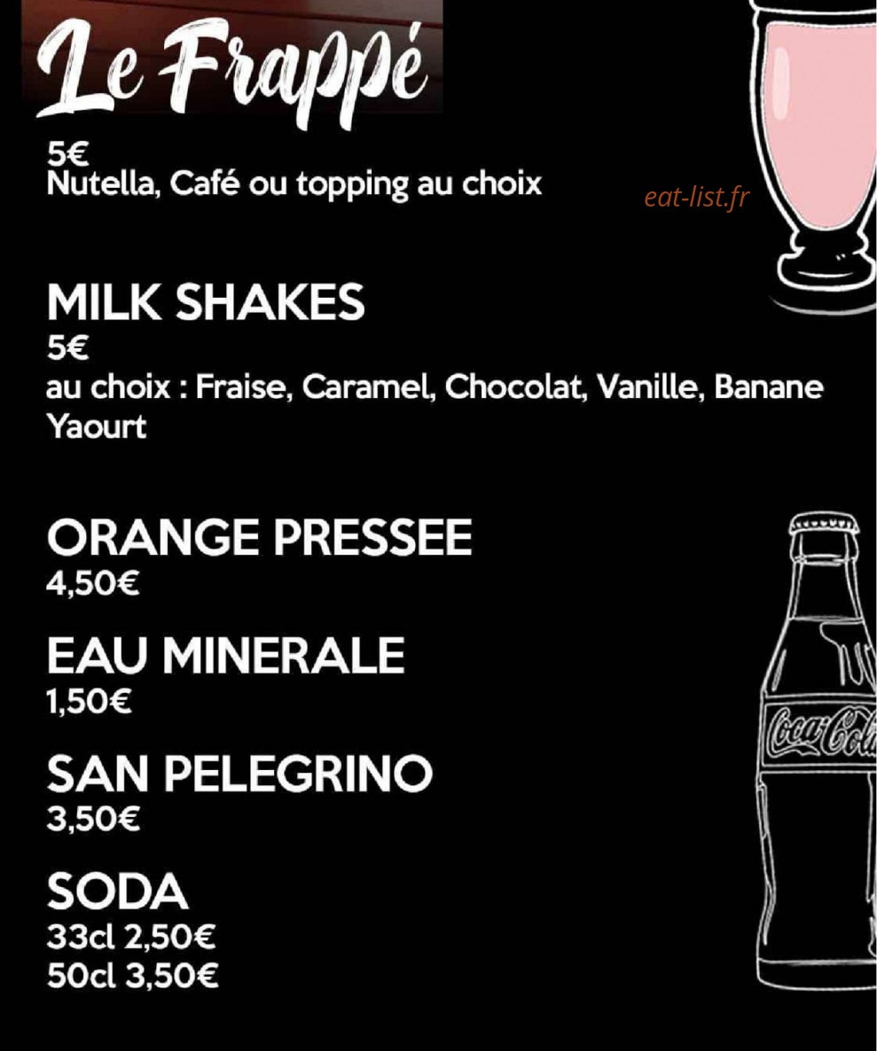 Bubble Café — carte page 11