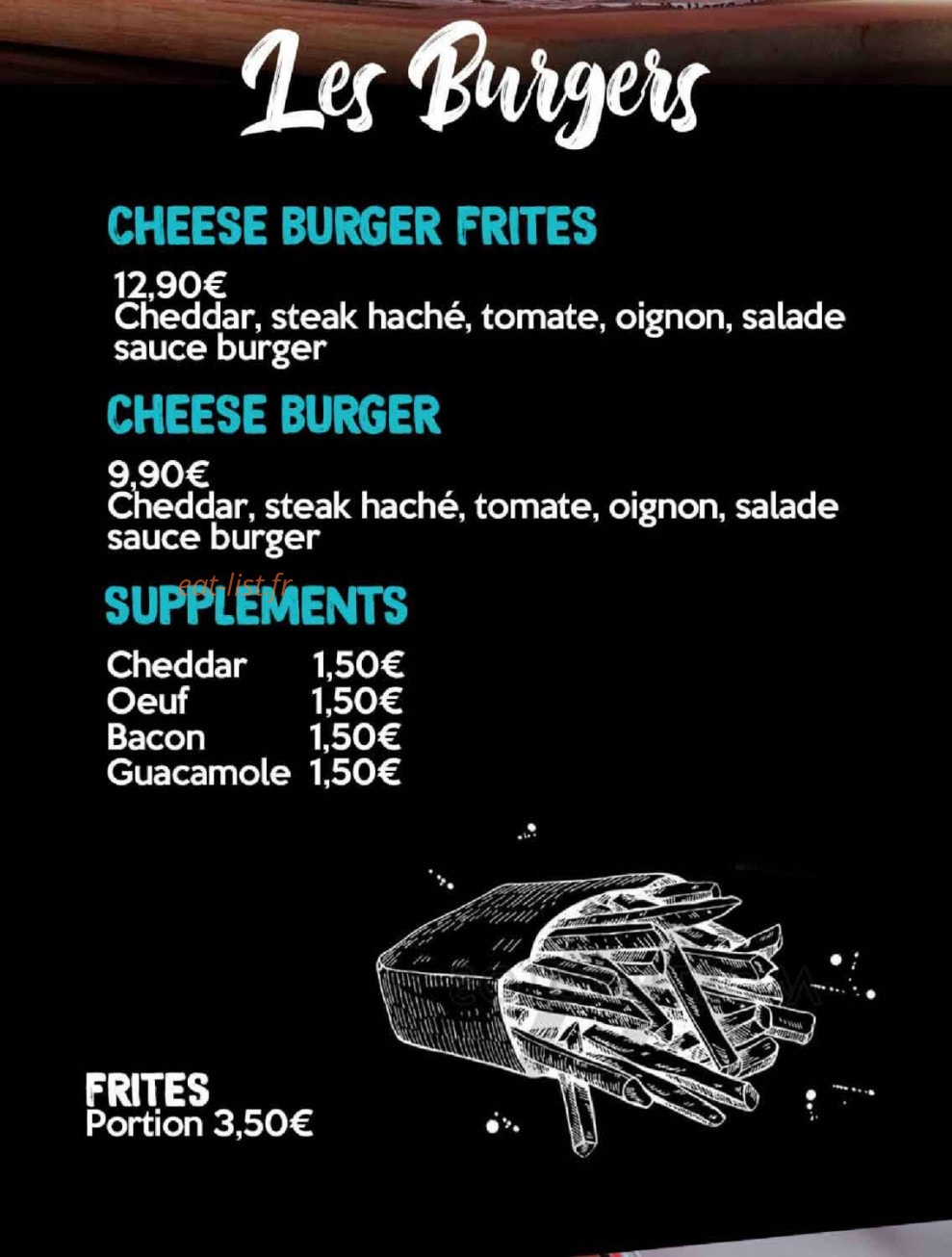 Bubble Café — carte page 5