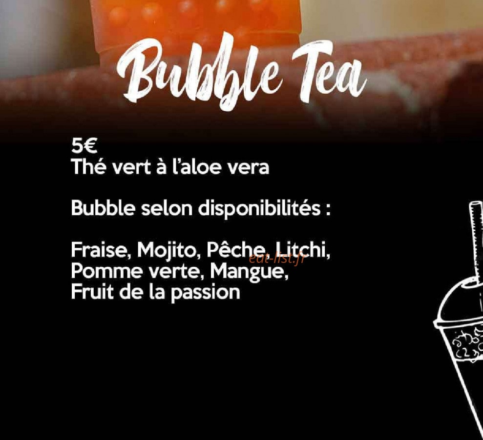 Bubble Café — carte page 9