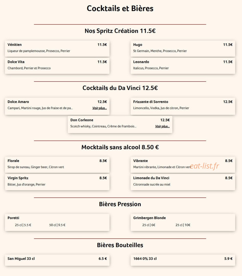 Da Vinci — carte page 6