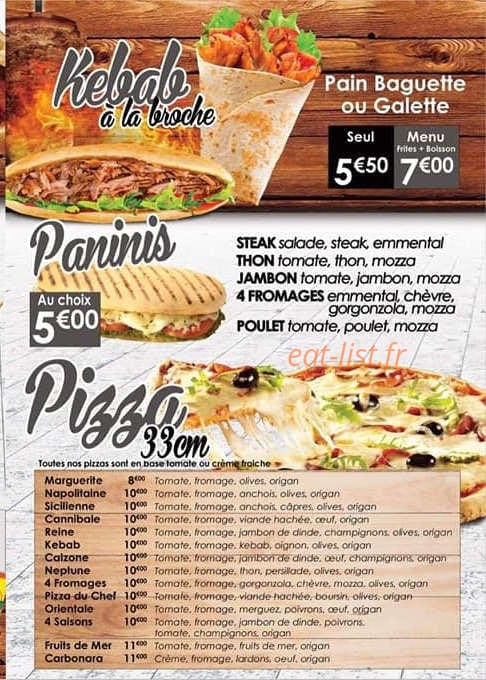 Delyse food — carte page 3