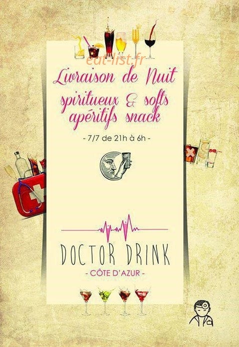 Doctor Drink — carte page 1