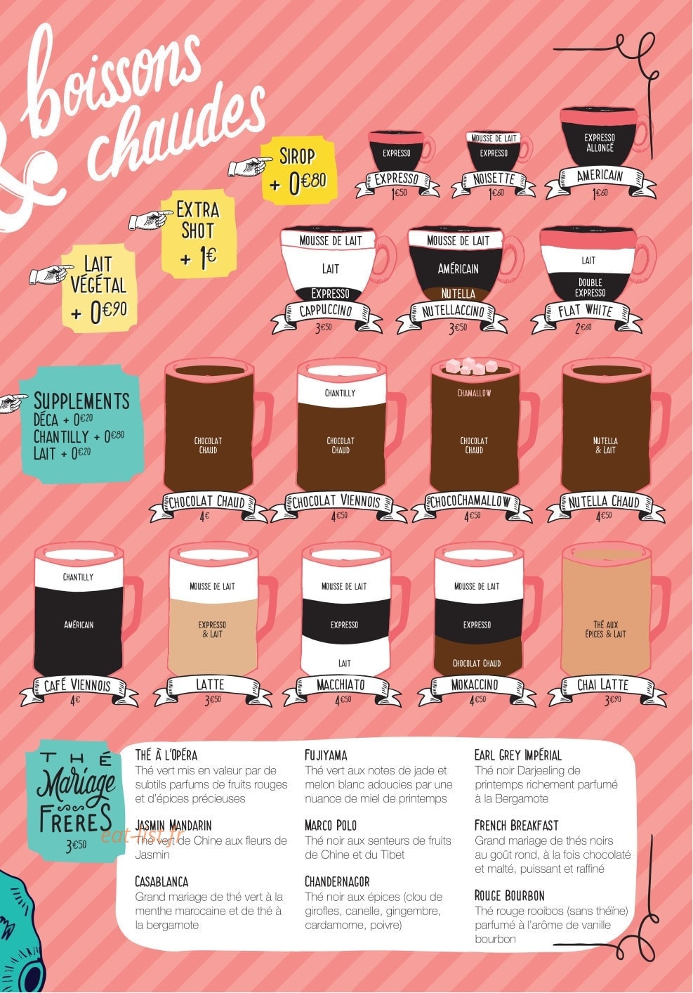 Emilie's — carte page 4