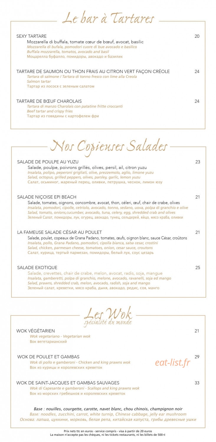Epi Beach — carte page 4