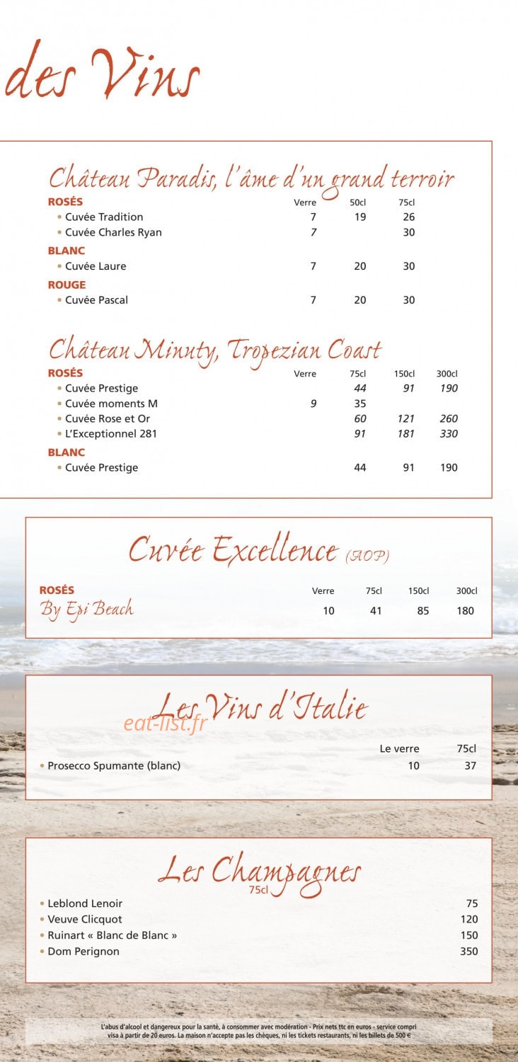 Epi Beach — carte page 7