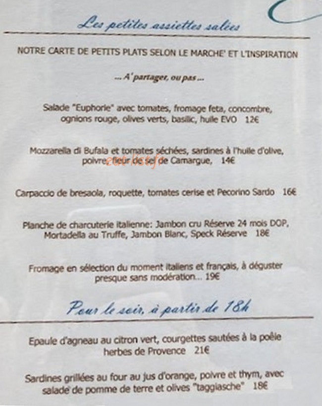Euphorie — carte page 1