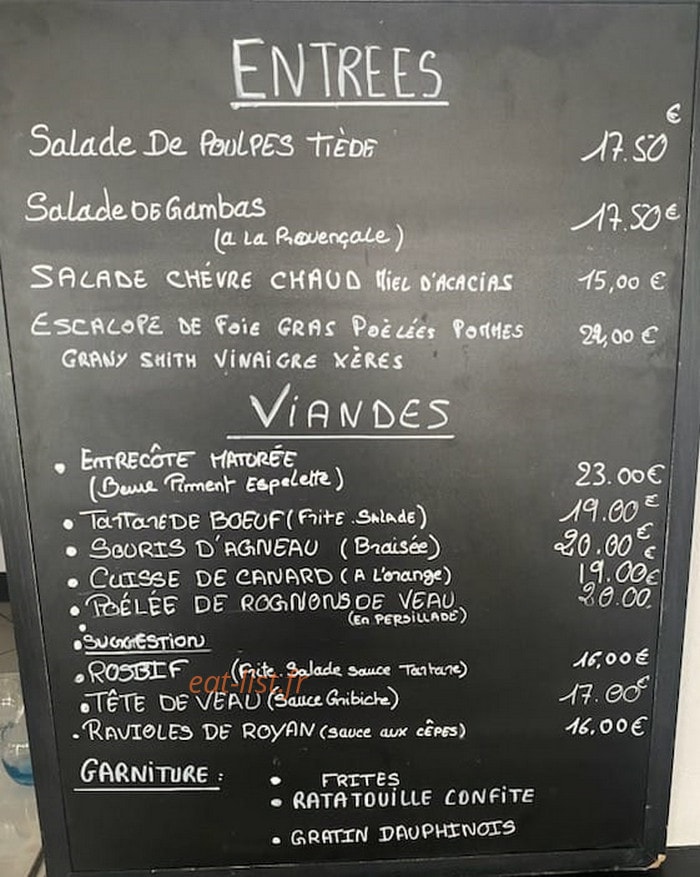 La Brasserie Antiboise — carte page 3