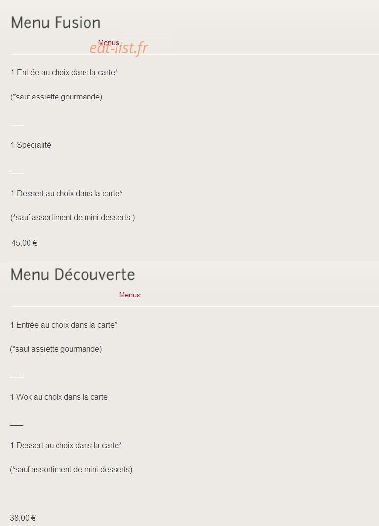 La Cafetière Fêlée — carte page 3