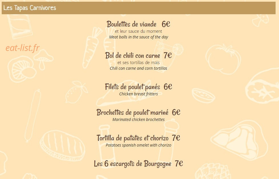 La Casita — carte page 7