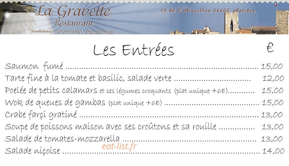 La Gravette — carte page 1