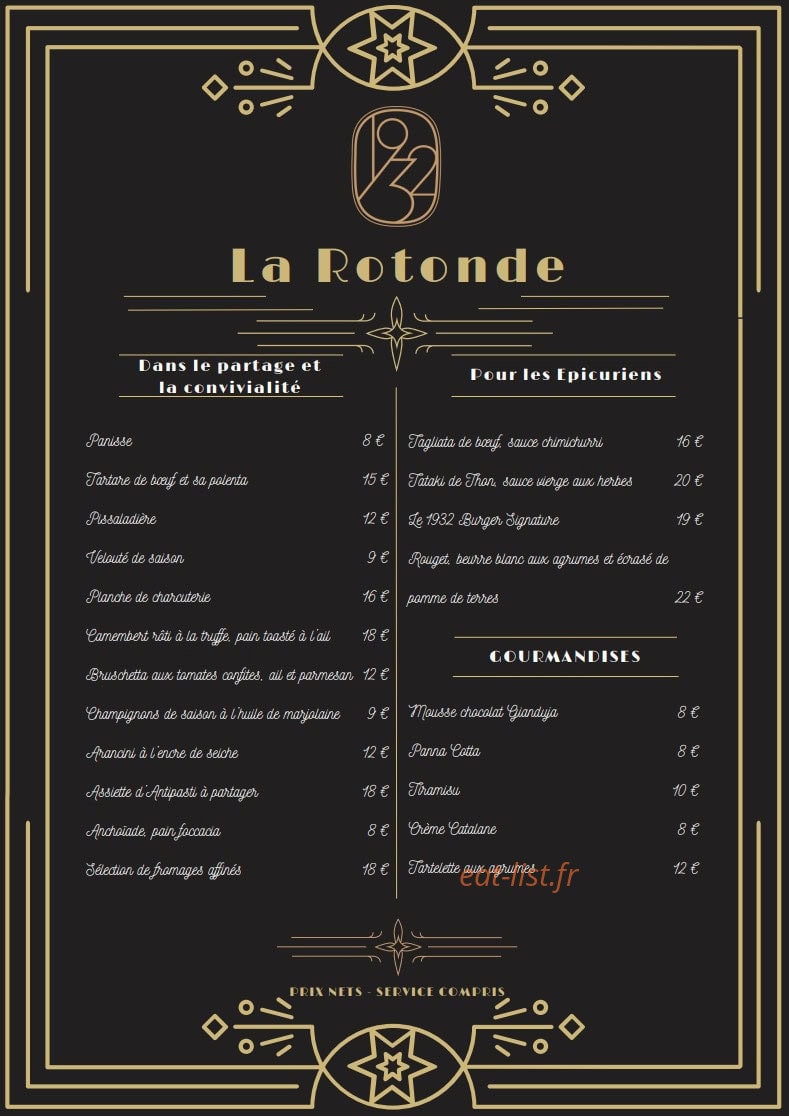 La Rotonde — carte page 1