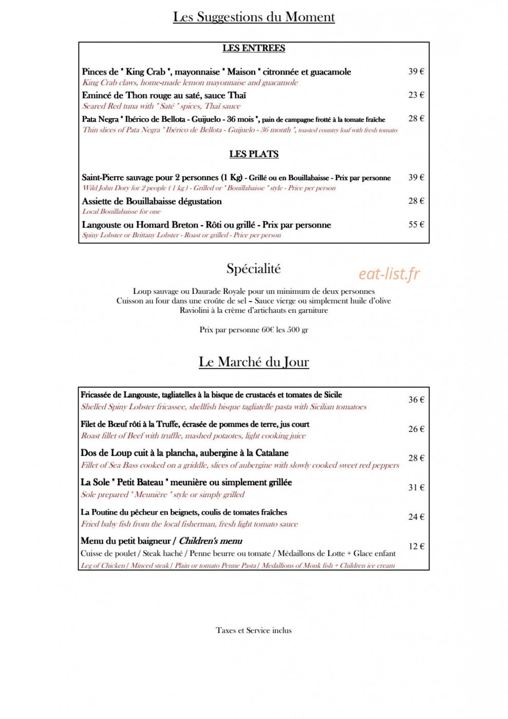 Le César — carte page 2