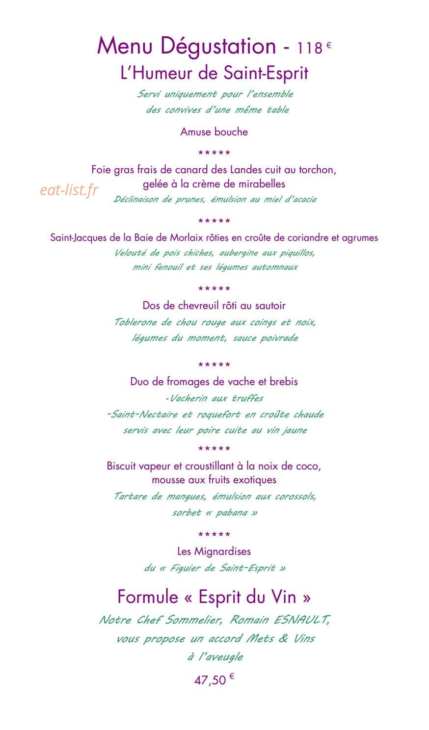 Le Figuier de Saint-Esprit — carte page 6
