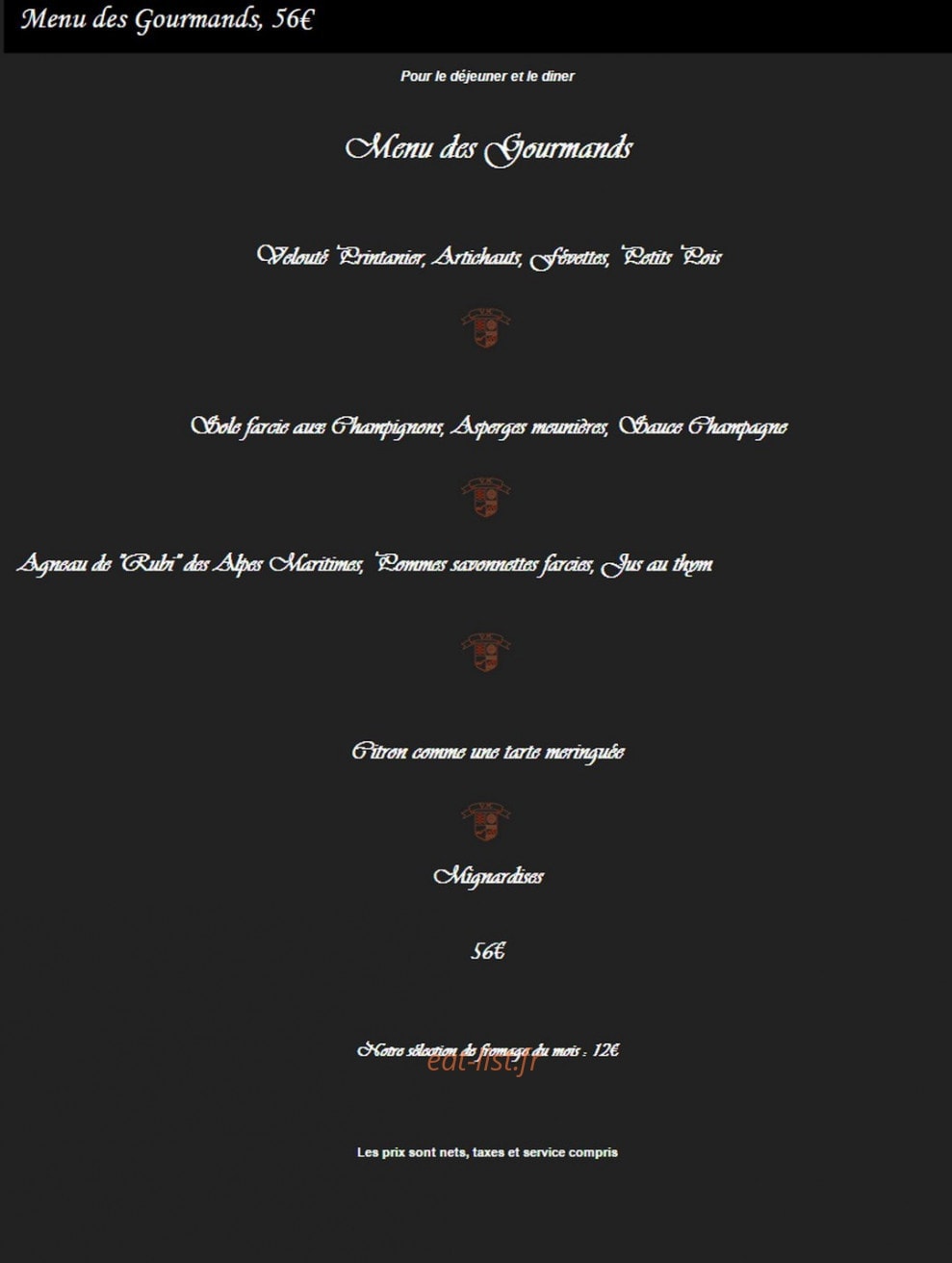 Les Vieux Murs — carte page 7