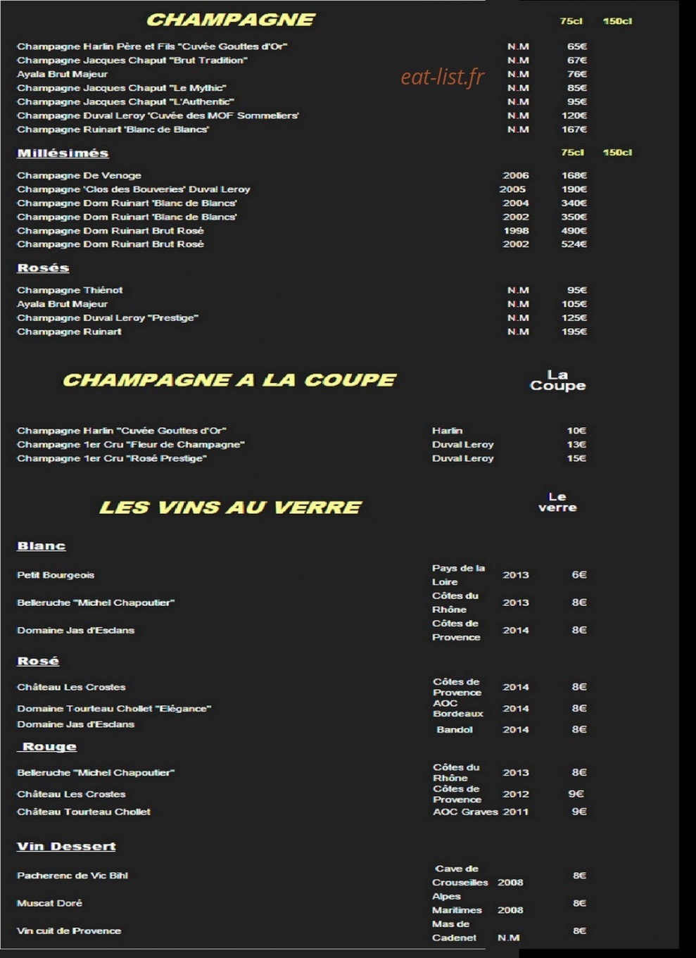 Les Vieux Murs — carte page 9