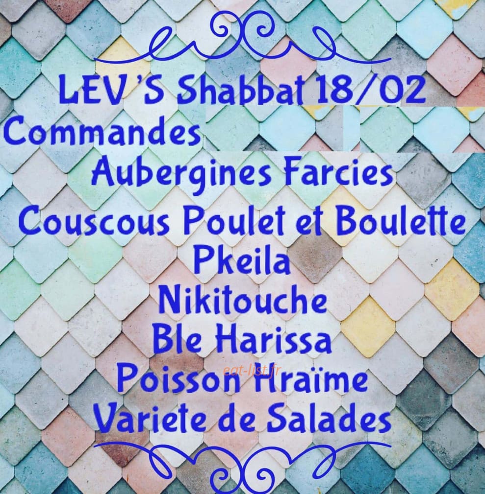 Lev’s — carte page 1