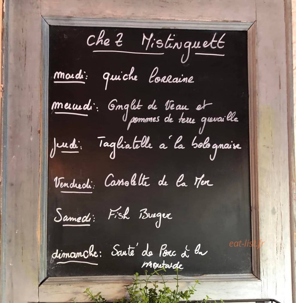 Mistinguette — carte page 1